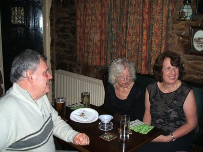 Eyes down for the raffle